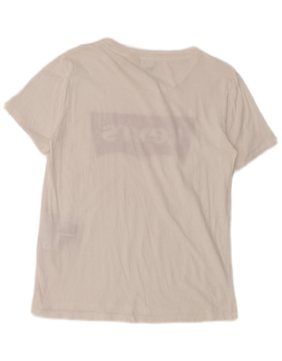 Levi's Grafisk T-shirt top til kvinder DK 10 Lille hvid bomuld