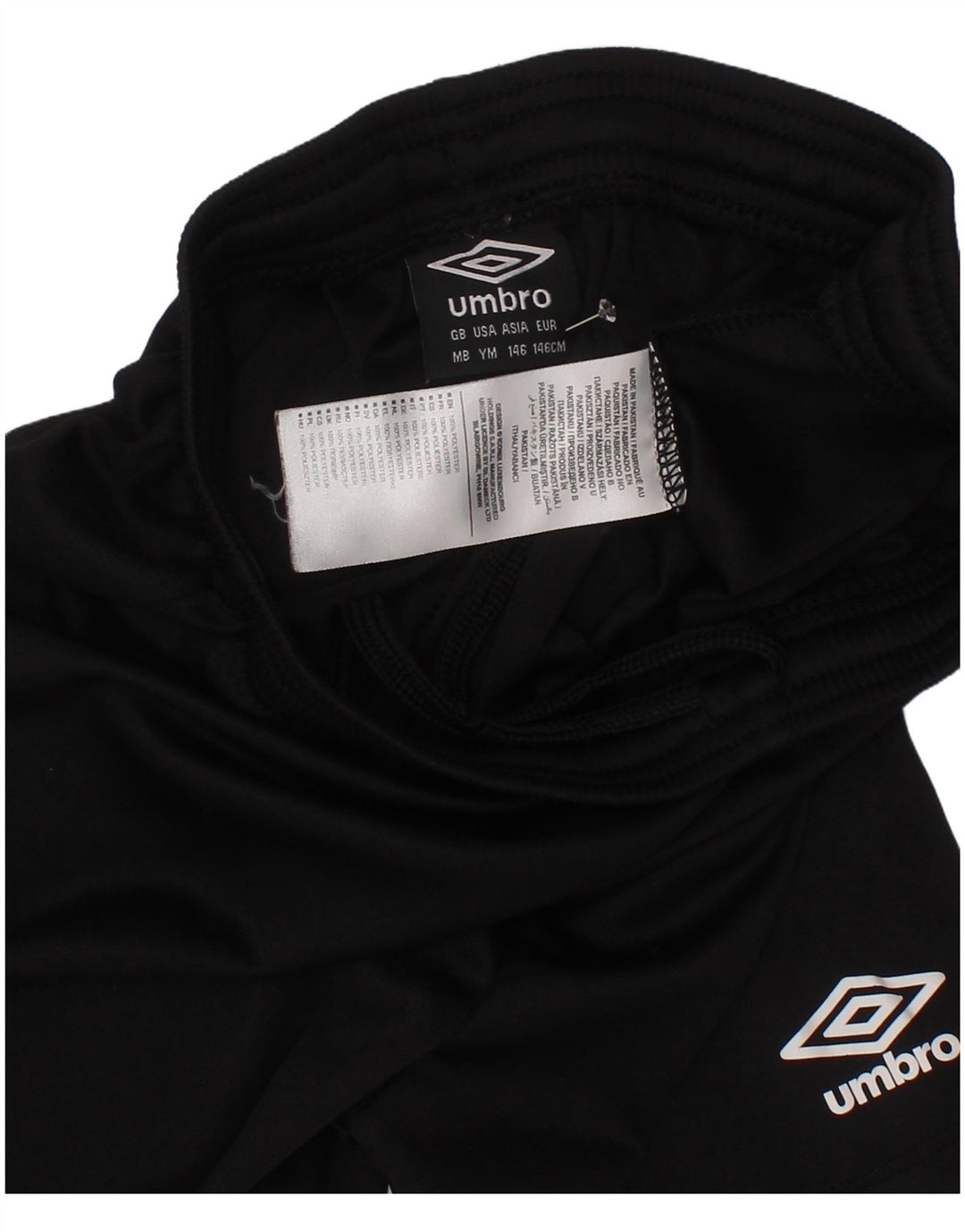 Umbro Boys Sports Shorts 9-10 År Medium Sort Polyester