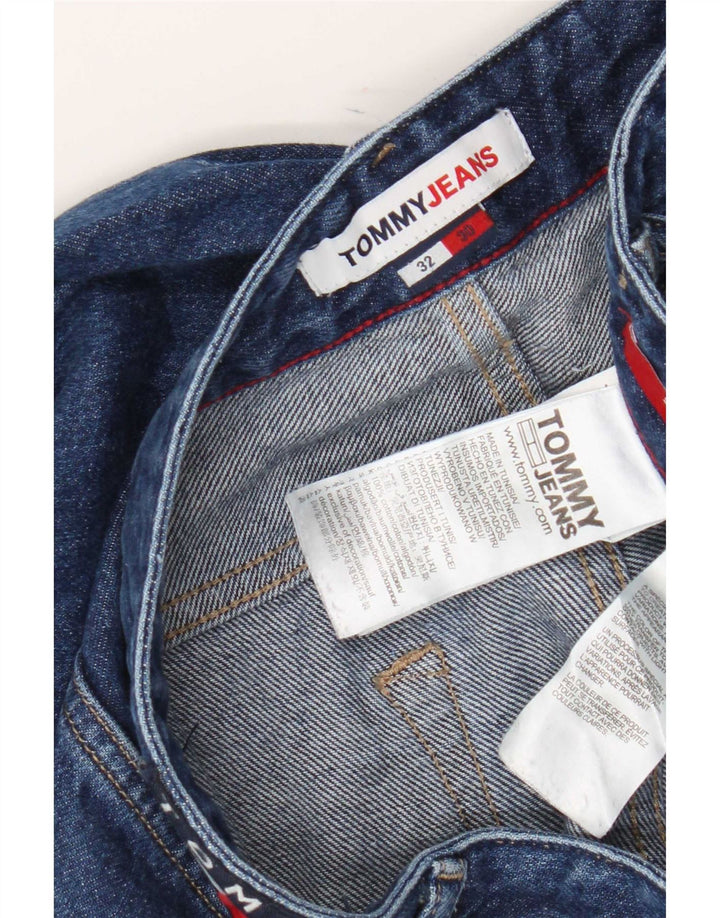 Tommy Hilfiger Herre Slim Jeans W32 L30 Blå Bomuld