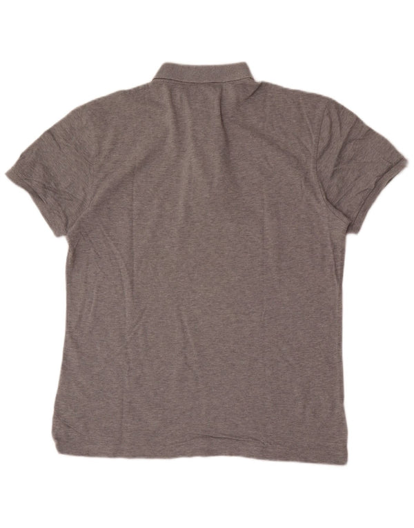 Henry Cottons Herre Slim Fit Polo Shirt Stor Grå Bomuld