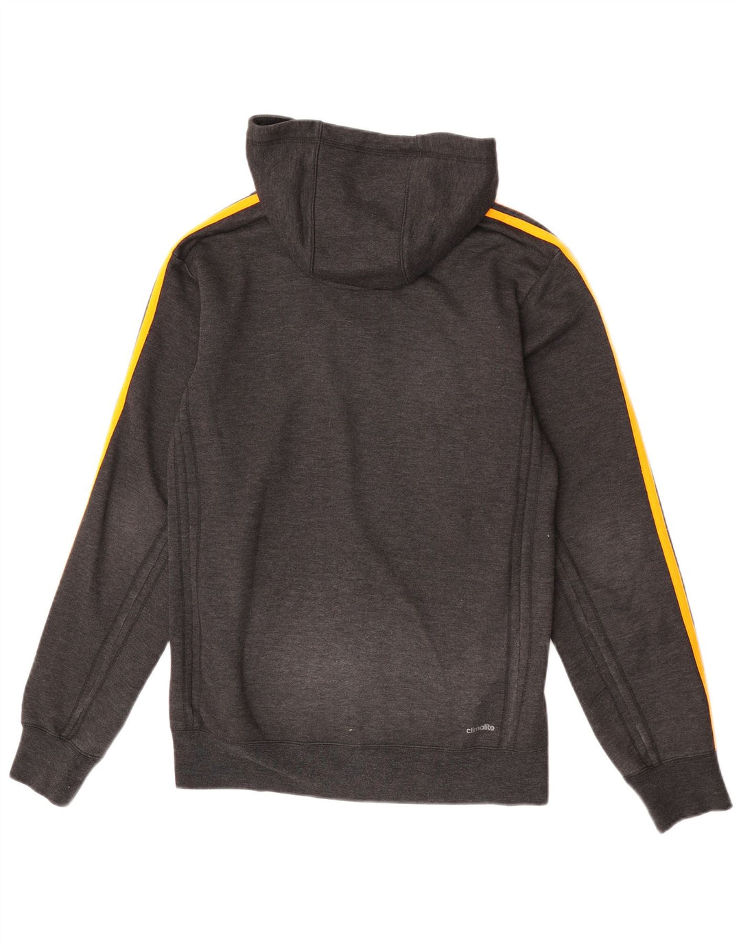 Adidas Herre Climalite Hættetrøje Sweater med lynlås, lille grå polyester