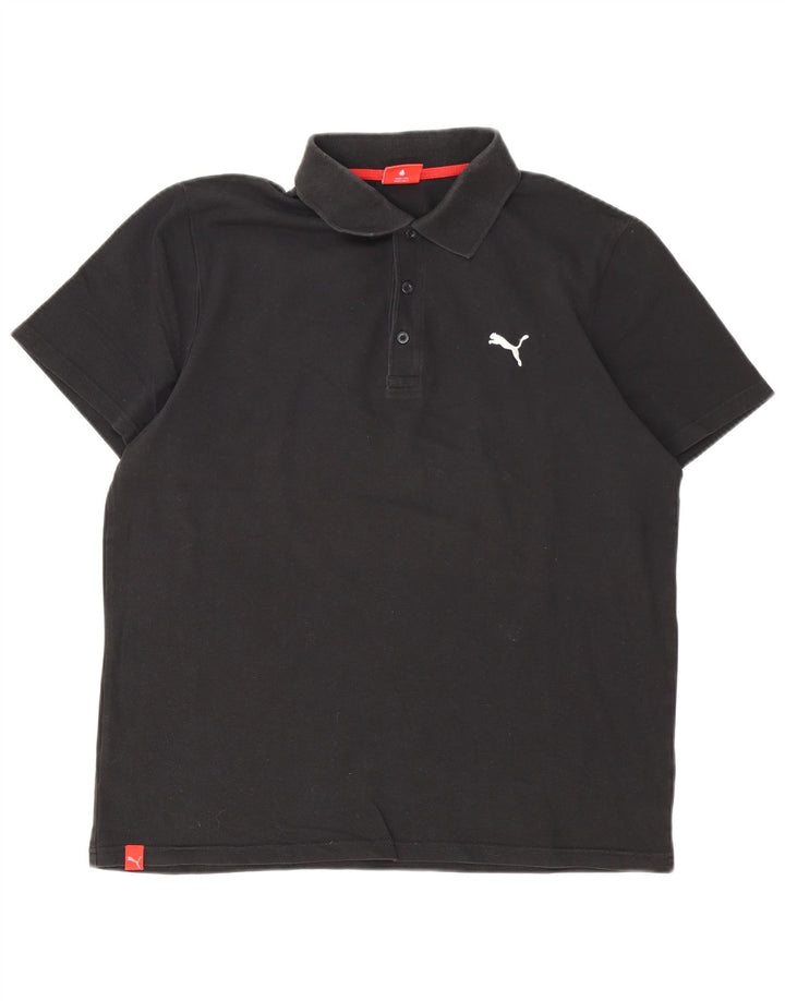 Puma herre poloskjorte stor sort bomuld