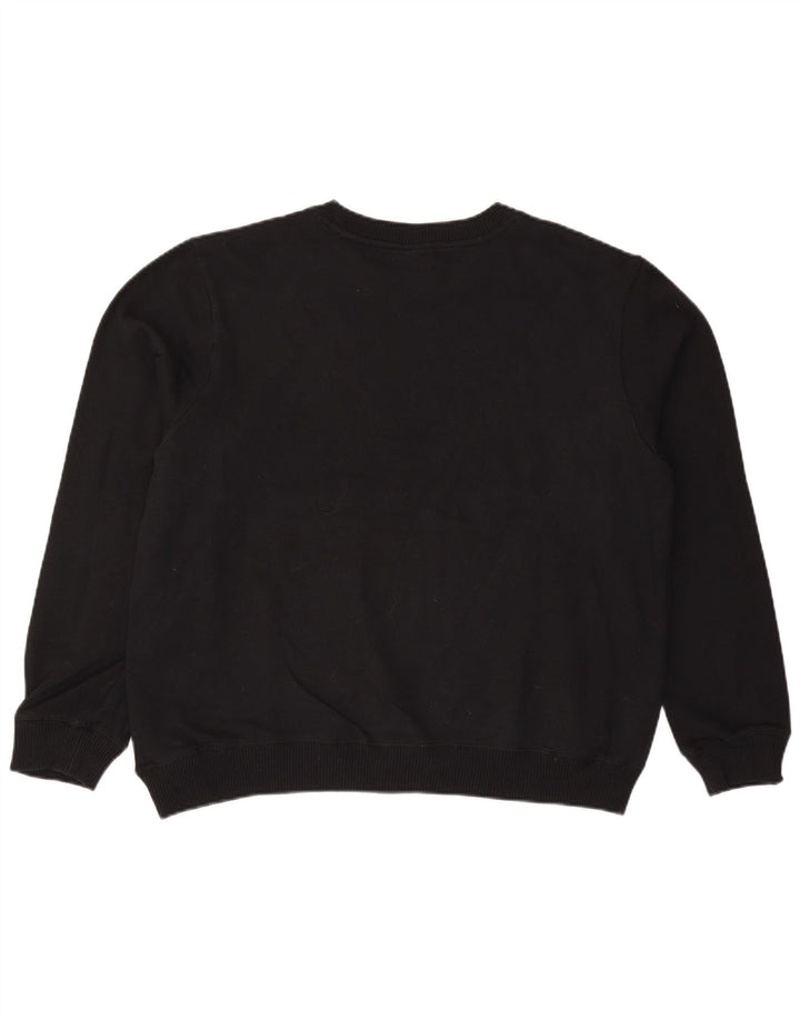 STARTER Dame Oversized Sweatshirt Jumper UK 18 XL Sort Bomuld