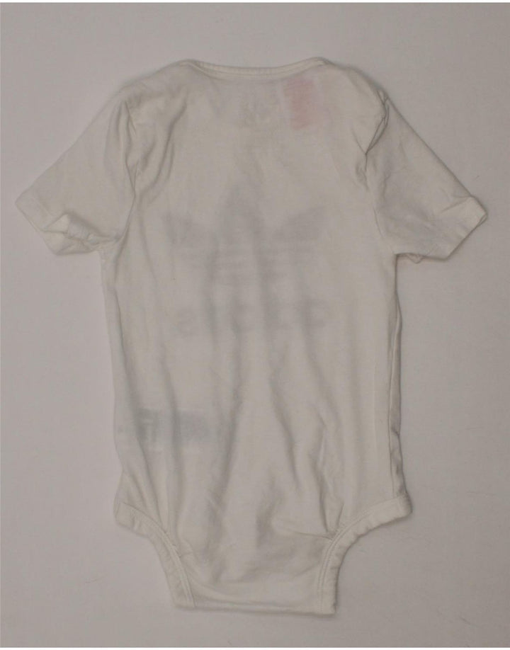 ADIDAS Baby Boys Graphic Bodysuit 18-24 Months White Cotton Vintage Adidas and Second-Hand Adidas from Messina Hembry 