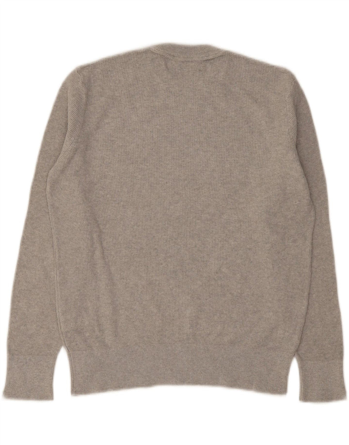 Zara Herre sweater med rund hals, lille grå bomuld