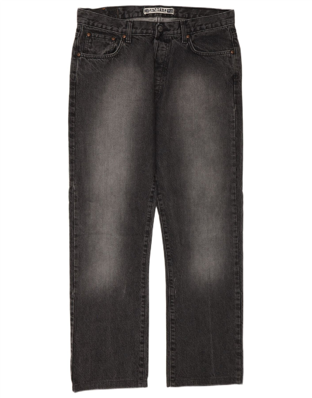 Carrera Herre Straight Jeans IT 52 XL W36 L30 Grå Bomuld