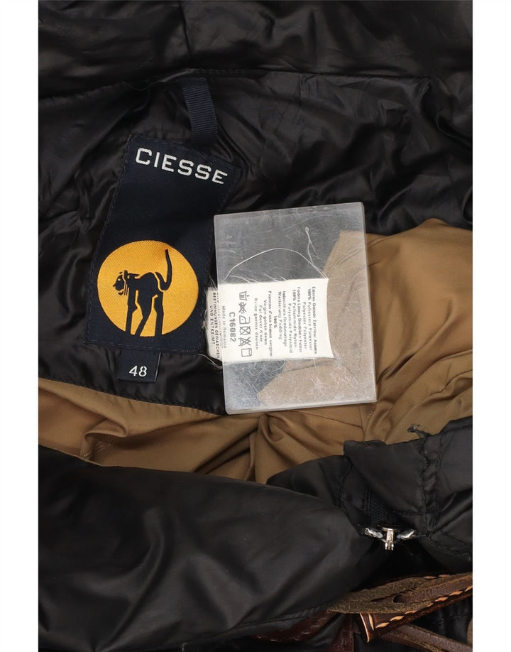 CIESSE PIUMINI Womens Padded Jacket IT 48 XL Black Polyester Vintage Ciesse Piumini and Second-Hand Ciesse Piumini from Messina Hembry 