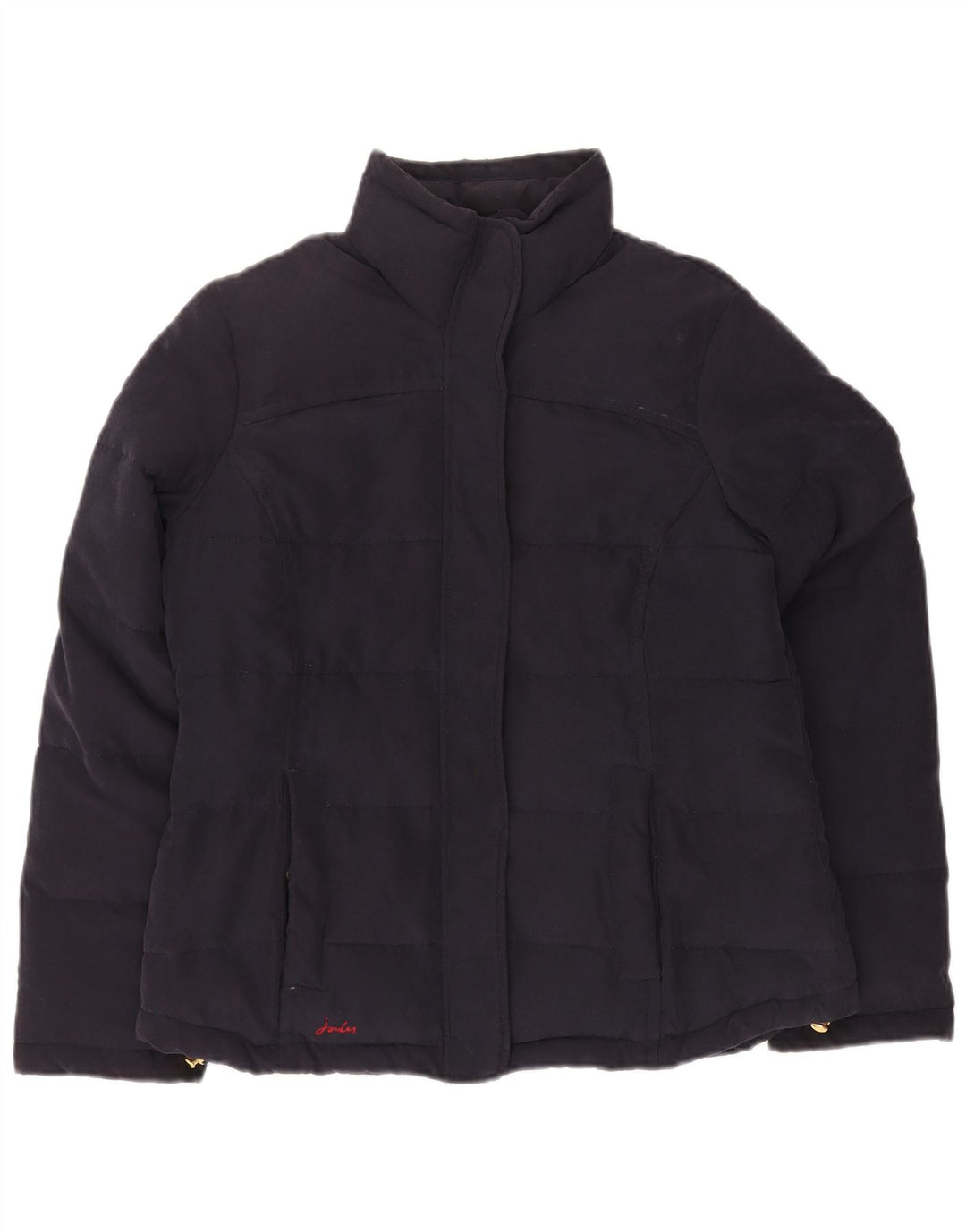 JOULES Polstret jakke til kvinder UK 14 Stor marineblå polyester