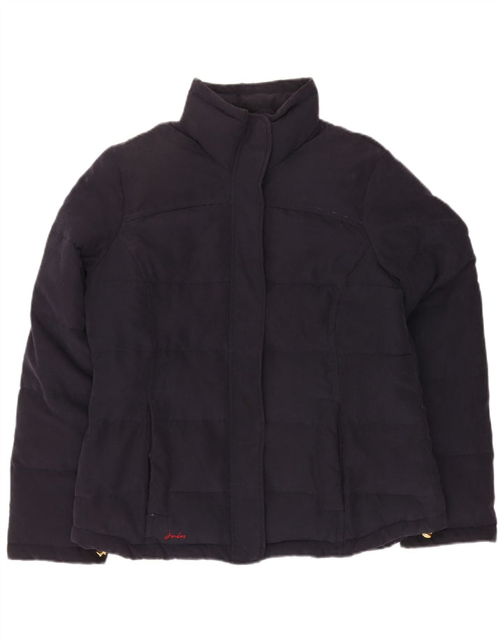 JOULES Polstret jakke til kvinder UK 14 Stor marineblå polyester