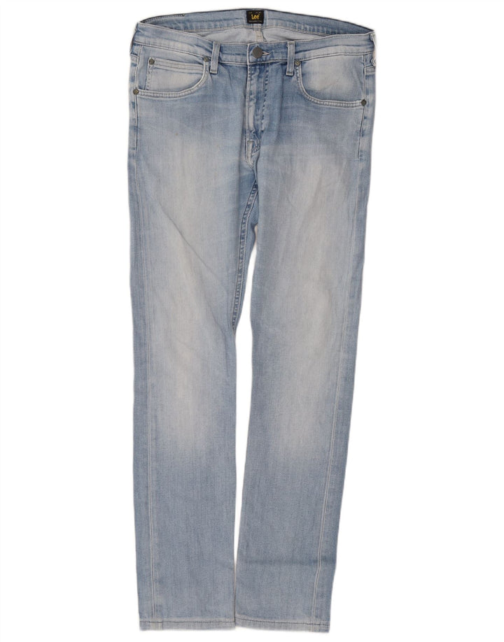 Lee Herre Luke Slim Jeans W32 L34 Blå Bomuld
