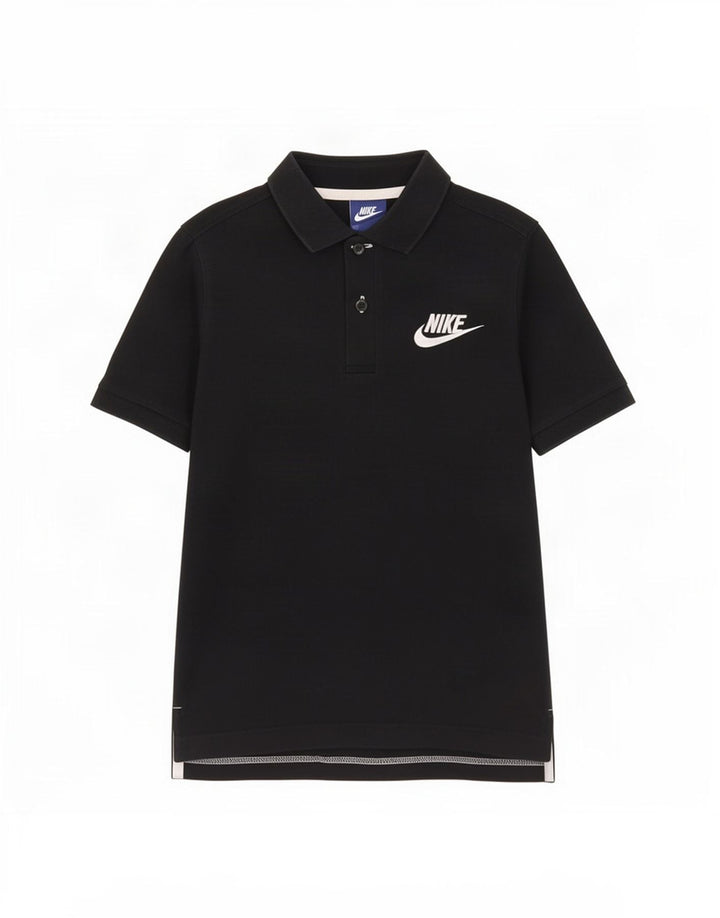 Nike Boys Polo Shirt 10-11 år Medium Sort Bomuld