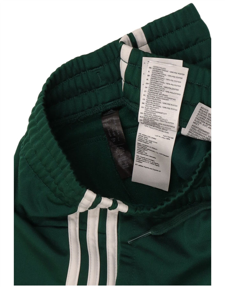 Adidas Graphic Tracksuit Bukser til kvinder UK 8/10 Small Green Polyester