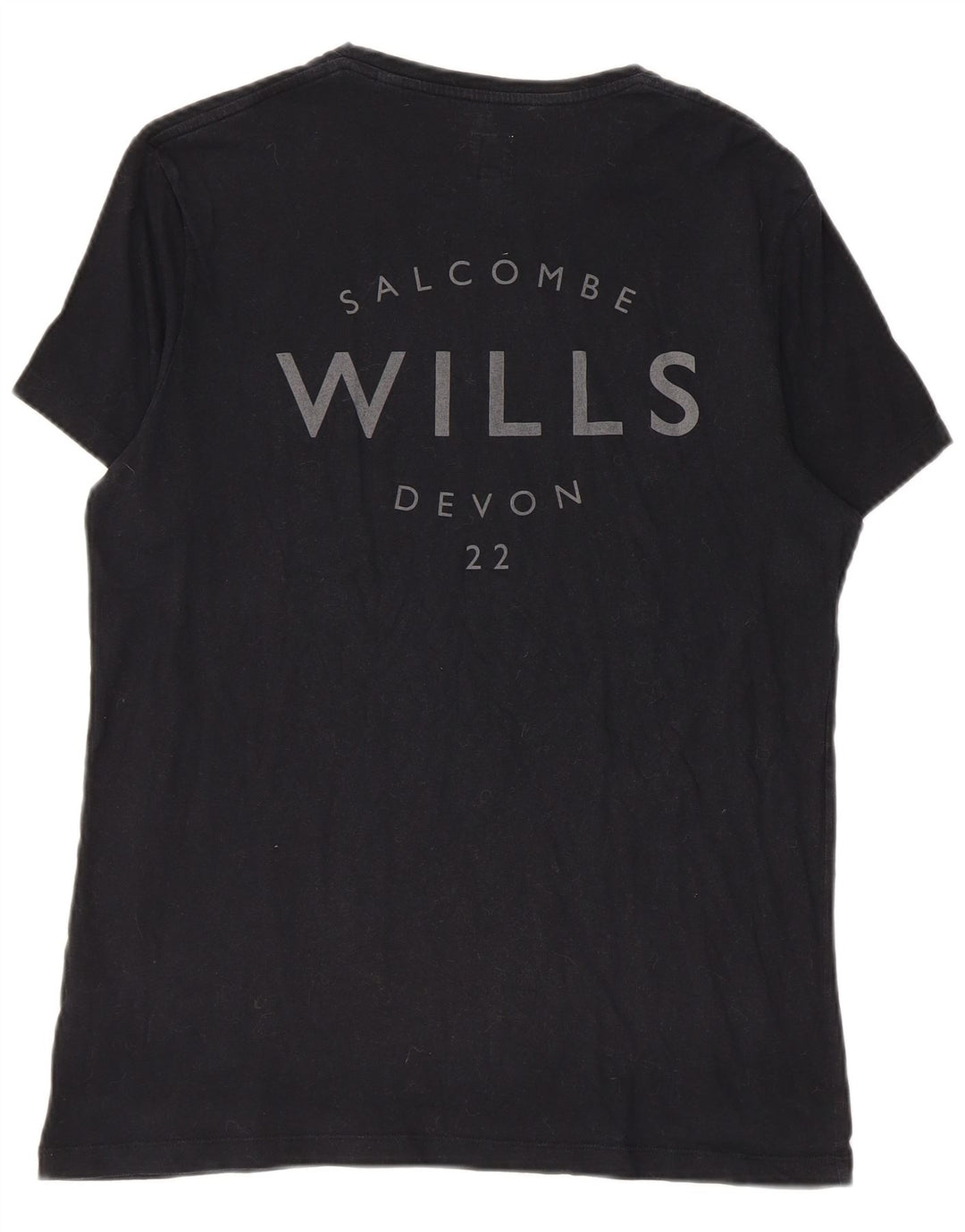 Jack Wills Herre grafisk T-shirt Top Lille sort bomuld