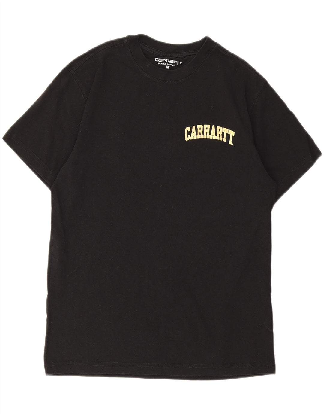 Carhartt Herre grafisk T-shirt Top Medium Sort Bomuld