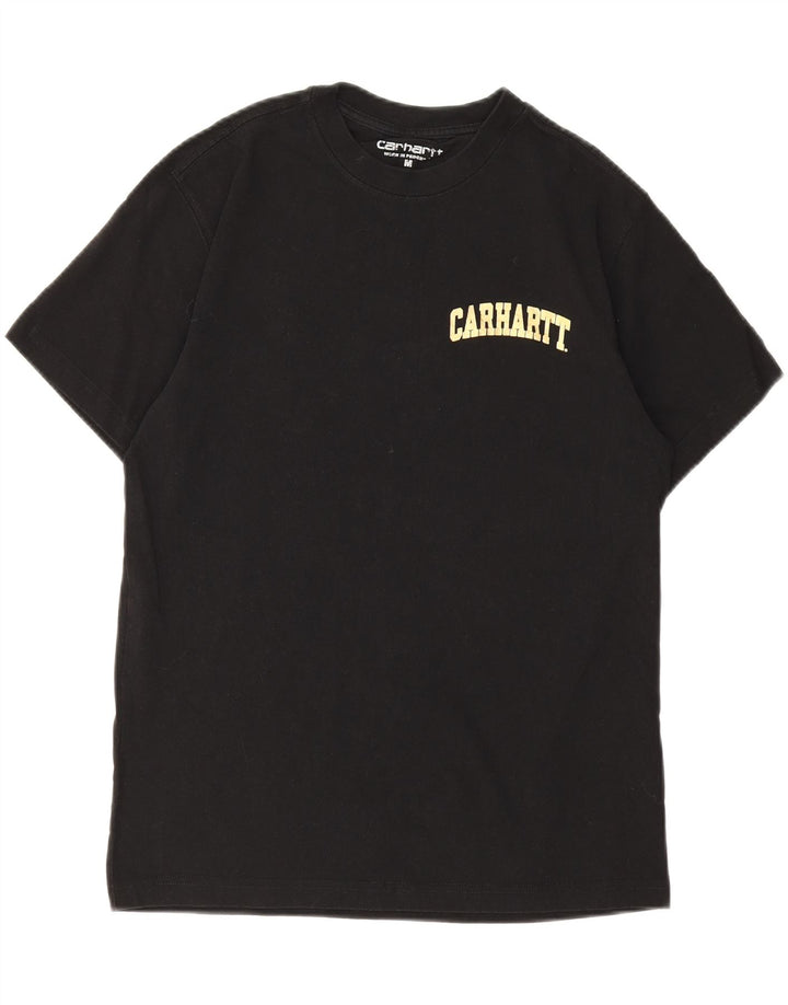 Carhartt Herre grafisk T-shirt Top Medium Sort Bomuld