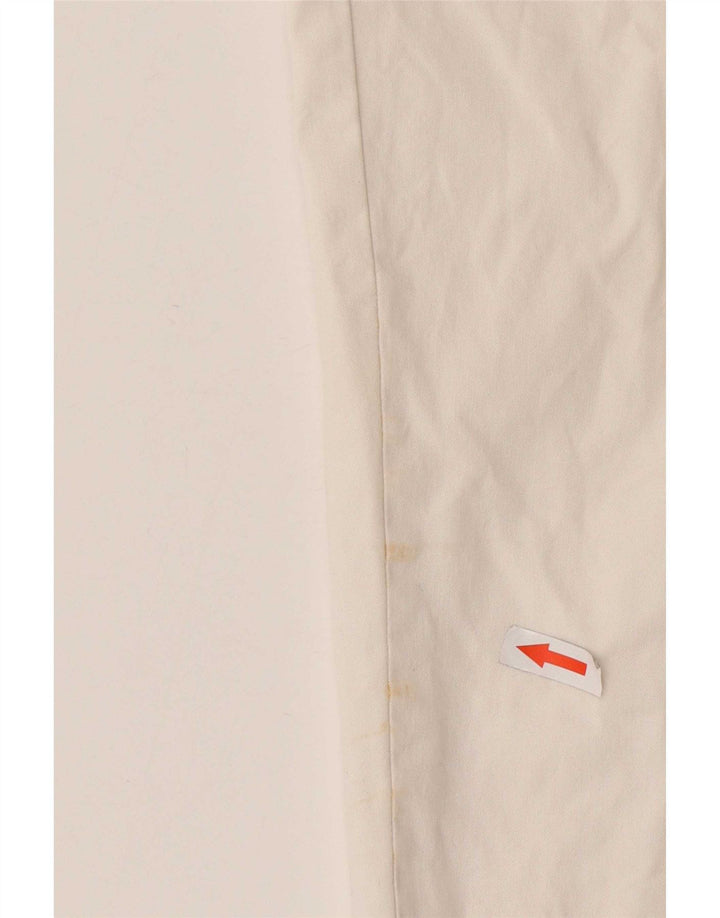 Zara Dame Slim Chino Bukser Medium W32 L30 Hvid Bomuld