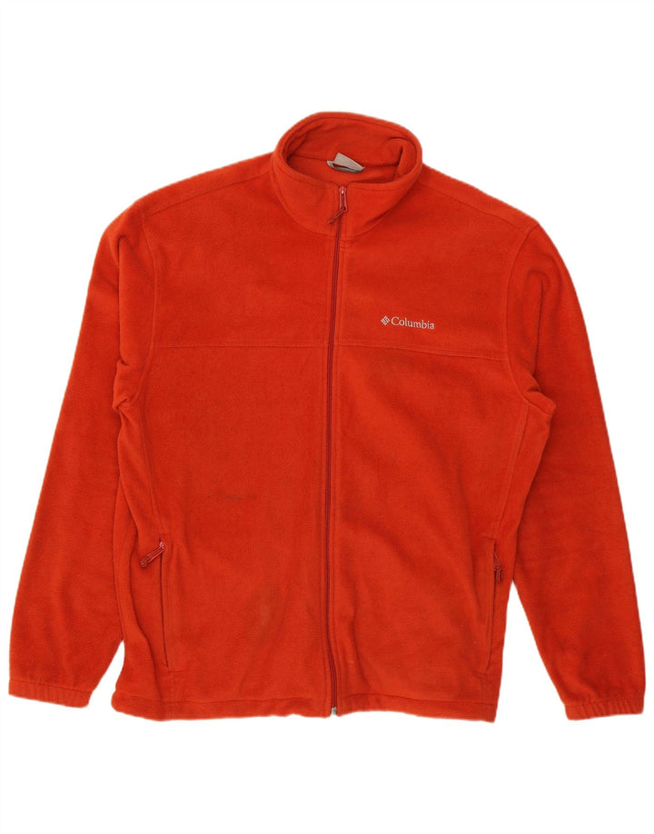 Columbia Herre Fleecejakke UK 42 XL Orange Polyester