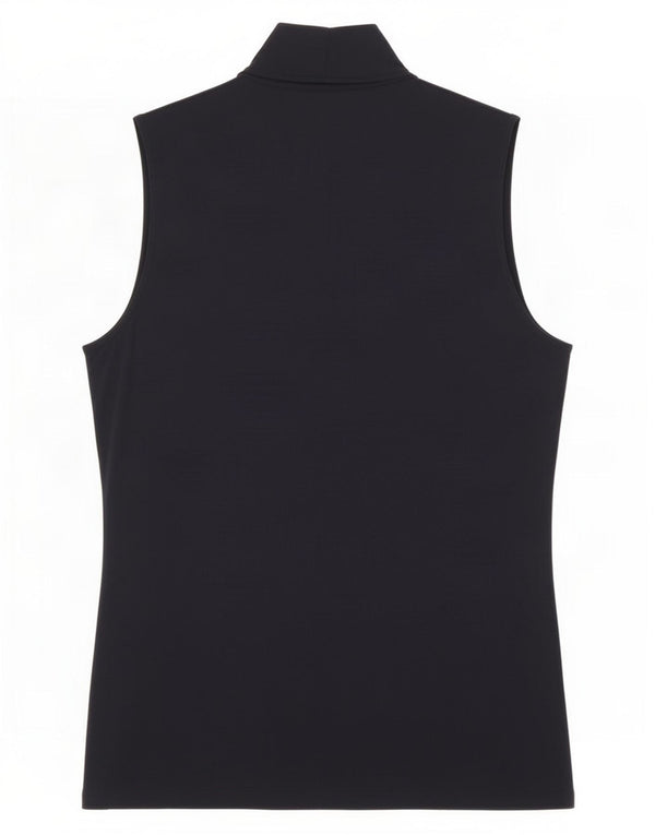 Hobbs Damevest Top UK 12 Medium Navy Blue Viscose