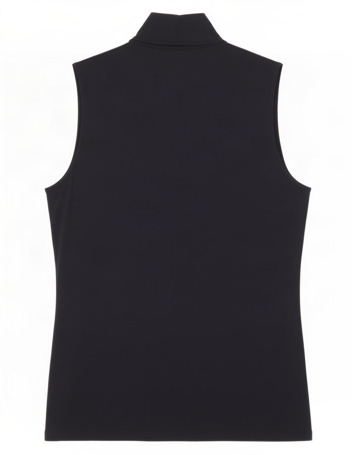 Hobbs Damevest Top UK 12 Medium Navy Blue Viscose