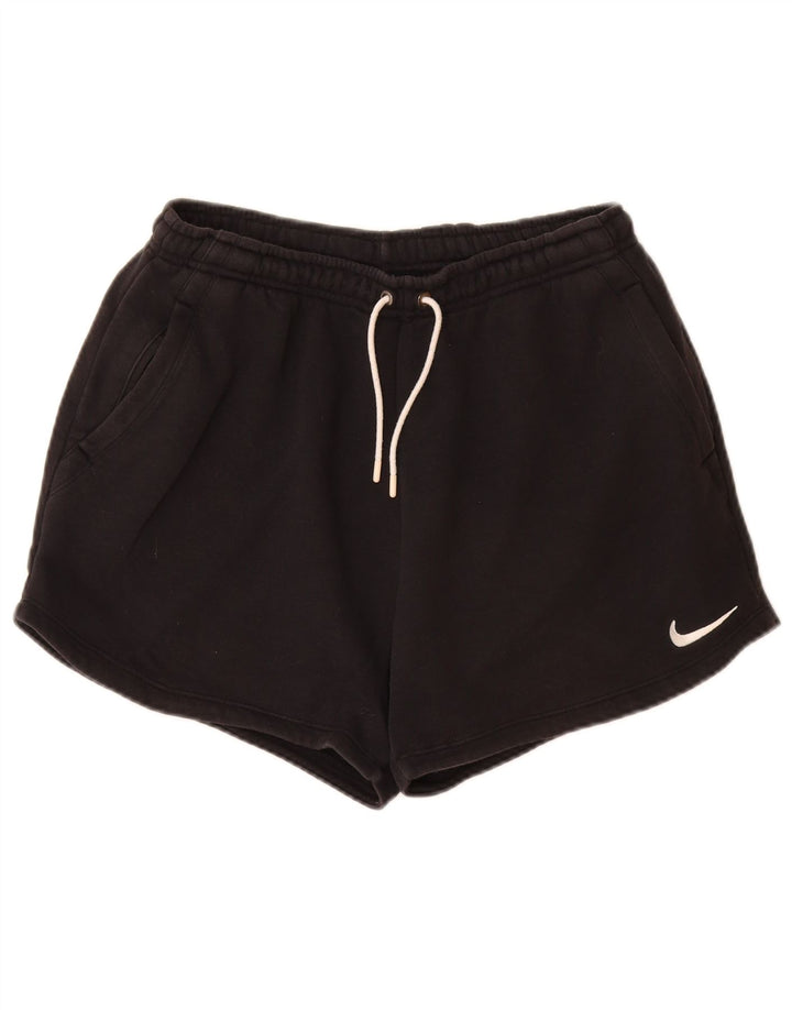 NIKE sportsshorts til kvinder med løs pasform UK 12 Medium sort bomuld