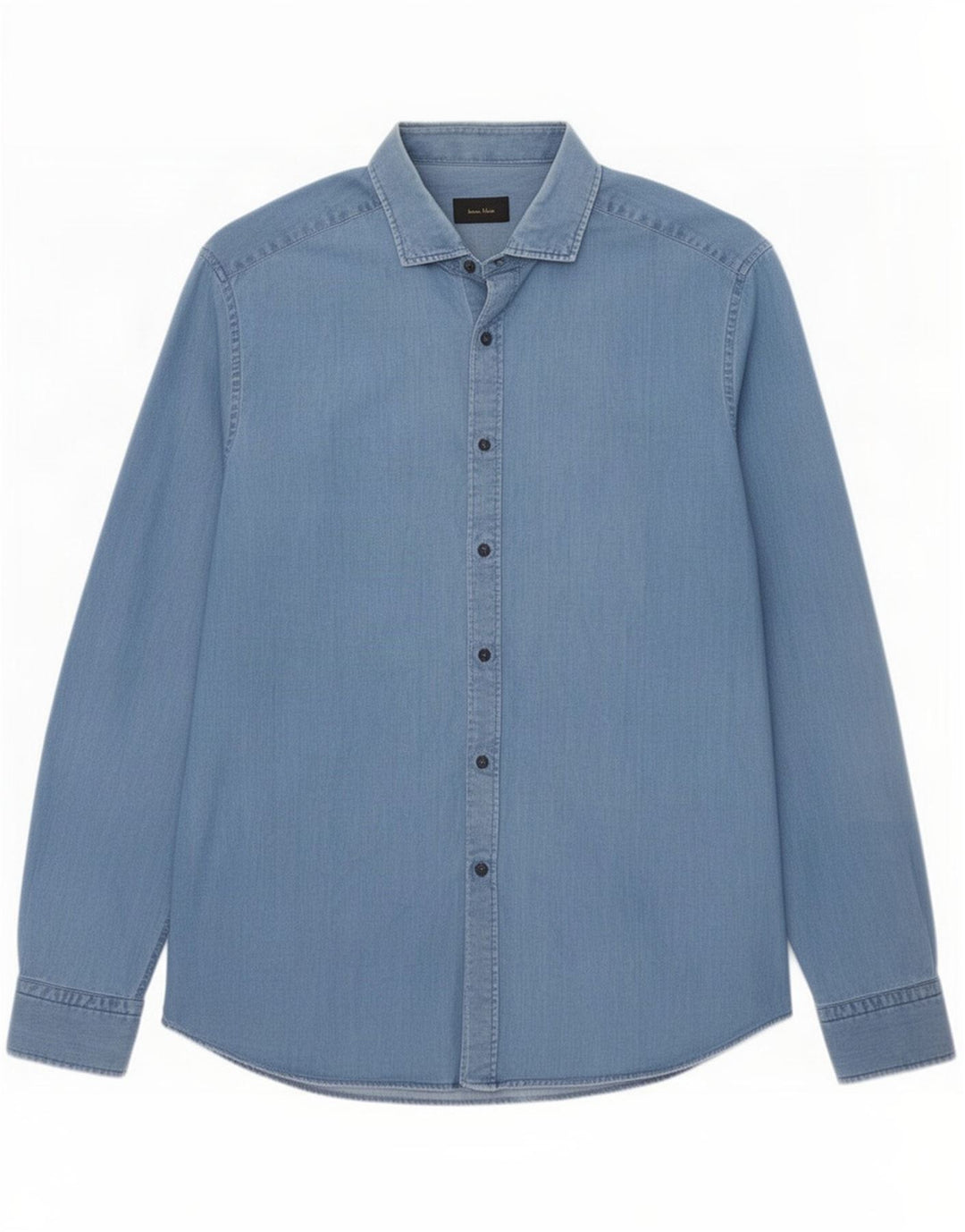 Massimo Dutti Denimskjorte til mænd XL Blå Bomuld