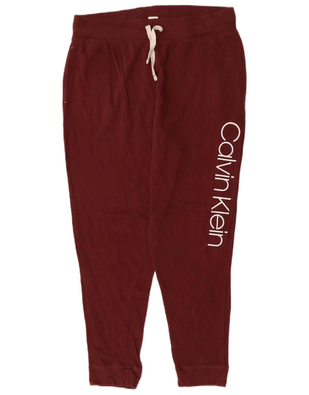 CALVIN KLEIN Herre grafisk træningsdragt Bukser Joggers Large Burgundy