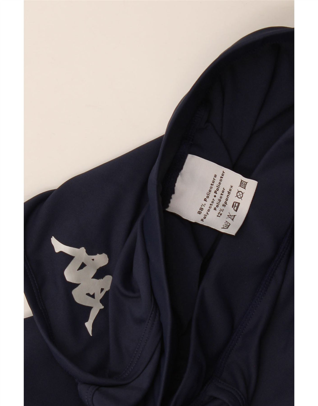 Kappa Dame Sports Shorts UK 14 Large Navy Blue Polyester