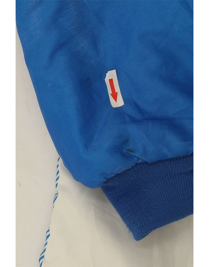 Vintage polstret herrejakke UK 42 XL Blue Colourblock