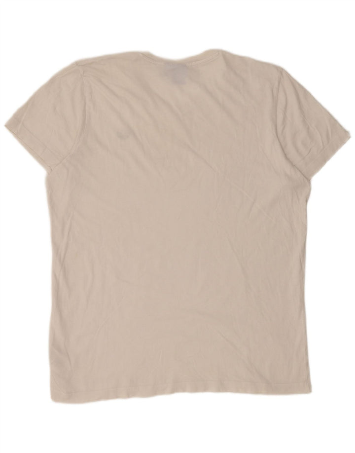 Adidas Herre T-Shirt Top XL Hvid Bomuld