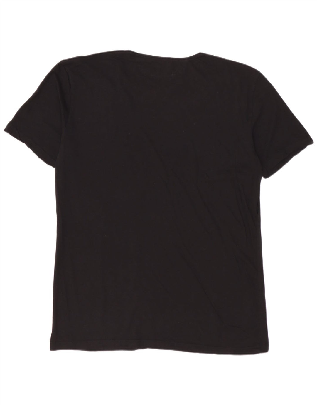 ZARA Herre Easy Fit T-Shirt Top Stor Sort