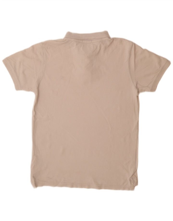 TOMMY HILFIGER Poloshirt til mænd Medium Off White Bomuld