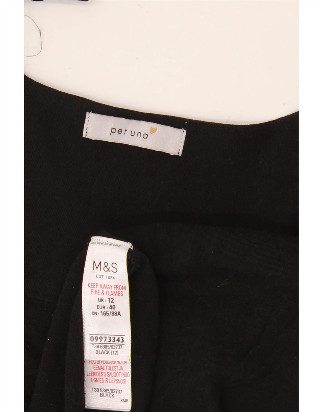 Marks & Spencer Womens Per Una Cardigan Top UK 12 Medium Black Viscose