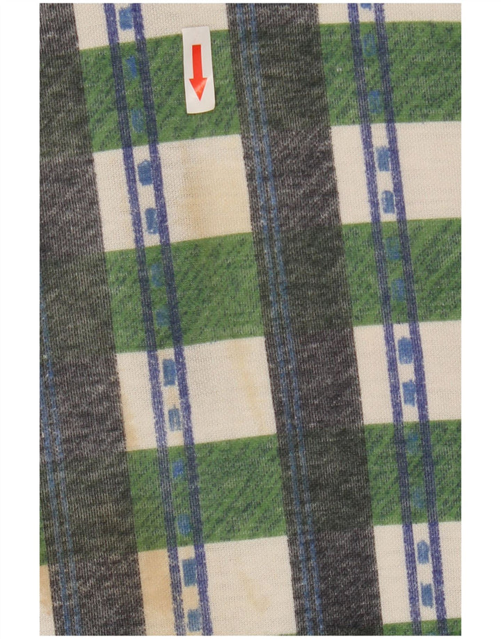 Loffler Polo Shirt til mænd, stor grøn ternet
