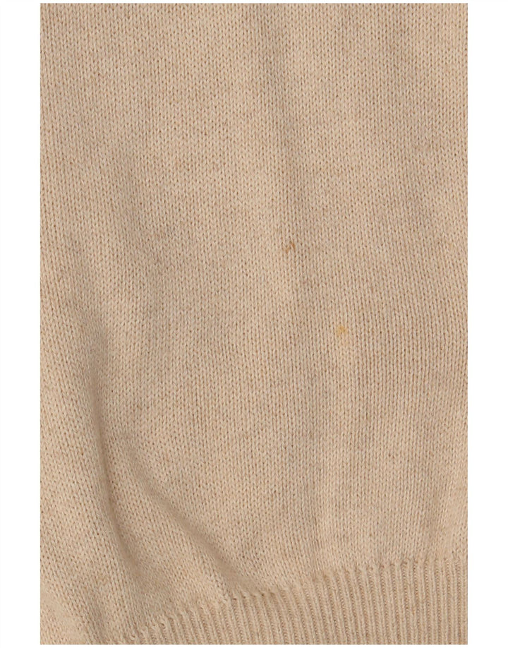 Malagrida Herre Cardigan Sweater Stor Beige Viscose