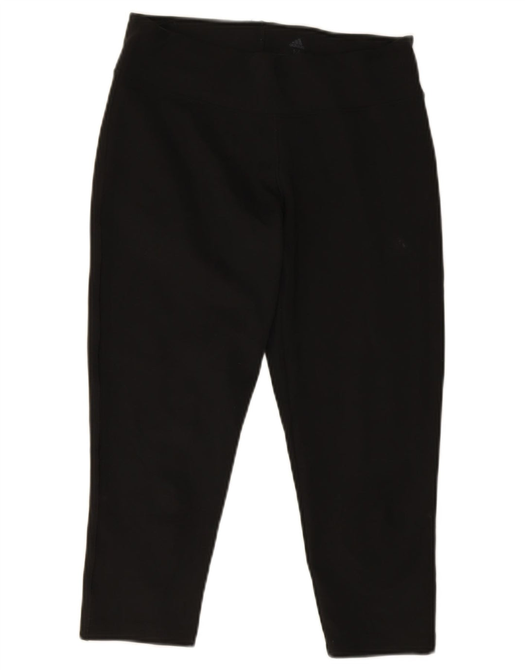 Adidas Dame Climalite Capri Leggings UK 12/14 Medium Black Polyester