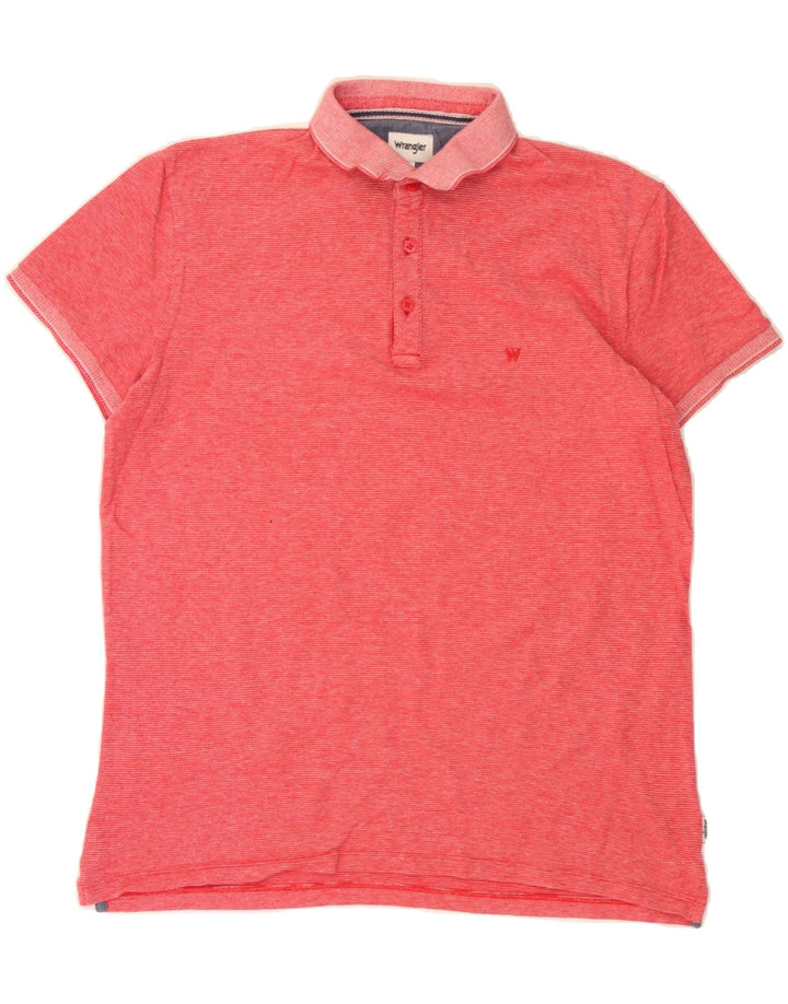 WRANGLER Mens Polo Shirt Large Red Cotton Vintage Wrangler and Second-Hand Wrangler from Messina Hembry 