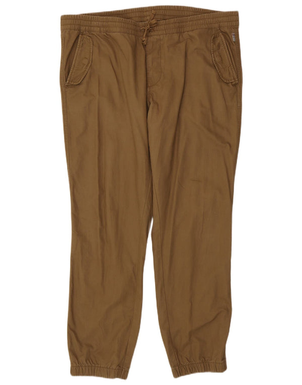 Napapijri Herre joggers Casual Bukser 3XL W46 L31 Beige Bomuld