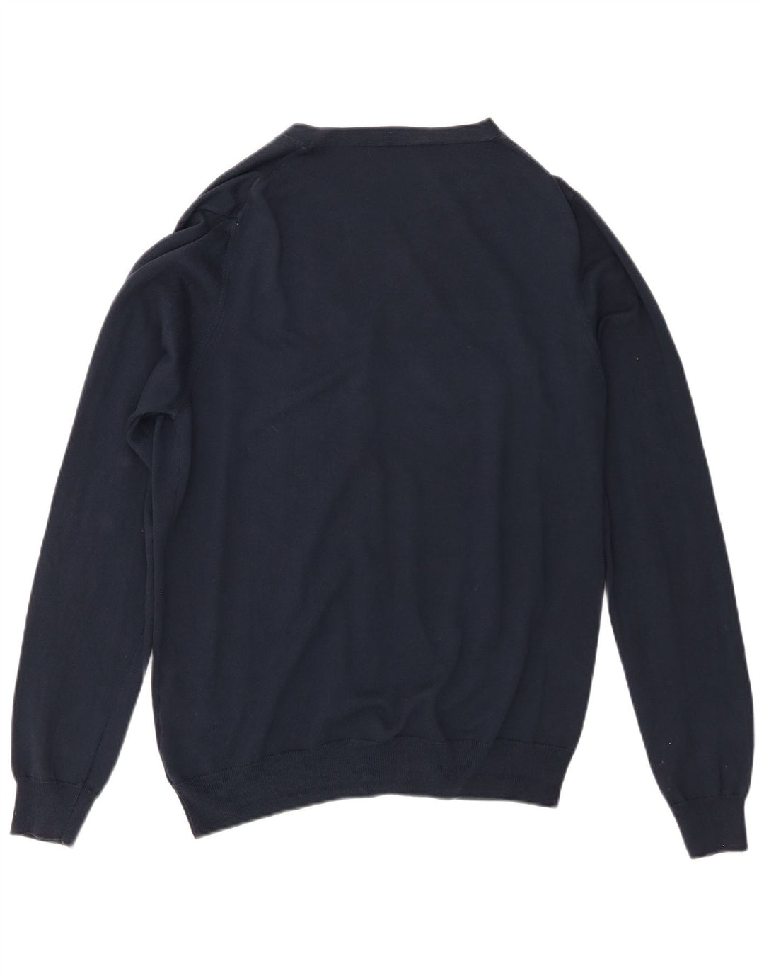 Brooksfield Herre Cardigan Sweater IT 50 Medium Navyblå Bomuld