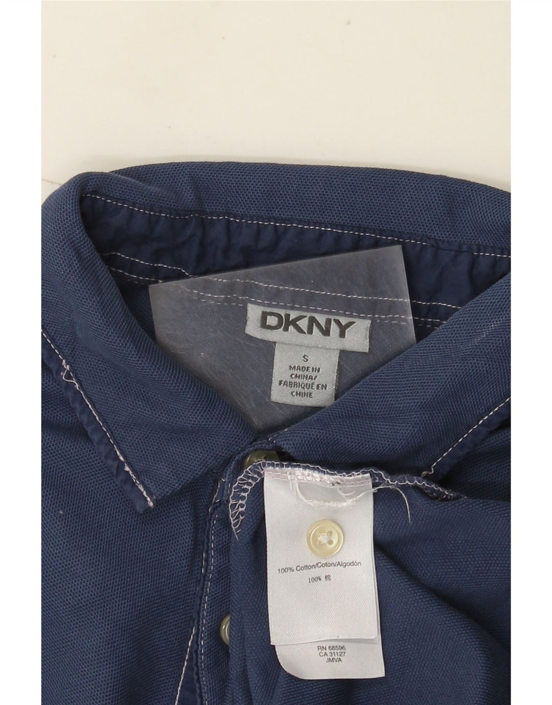 Dkny Herre Polo Shirt Lille Marineblå Bomuld