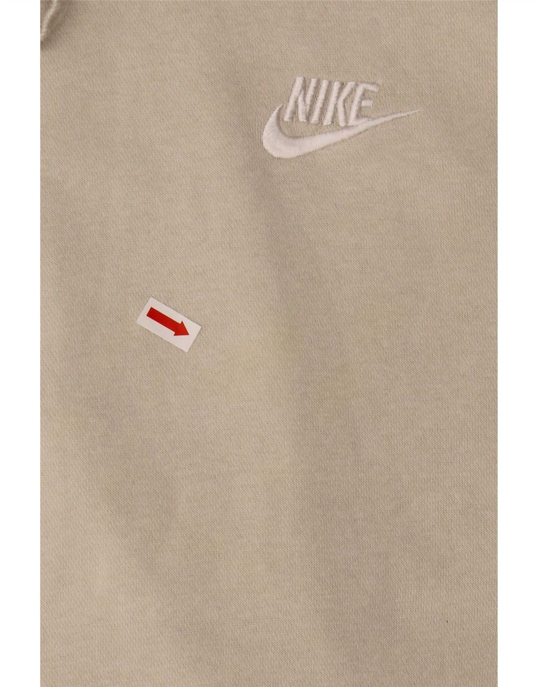 Nike hættetrøje til mænd, lille beige bomuld