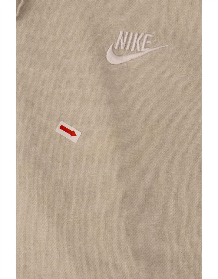 Nike hættetrøje til mænd, lille beige bomuld