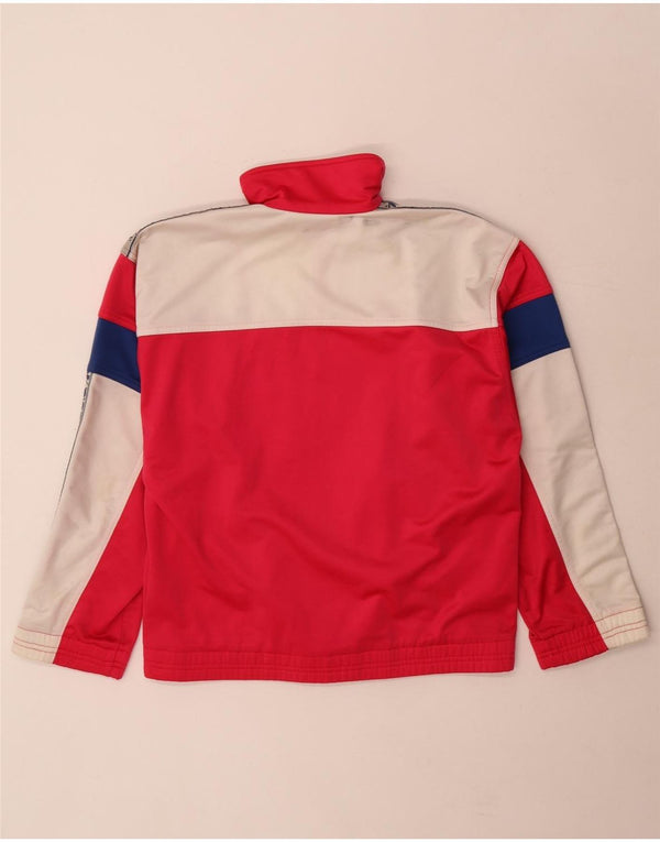 Diadora Herre grafisk træningsdragt topjakke UK 32 2XS Pink Colourblock