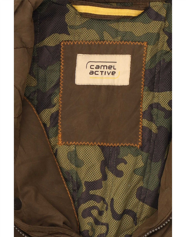 Camel Active Herre Utility Jacket UK 48 4XL Beige Polyester
