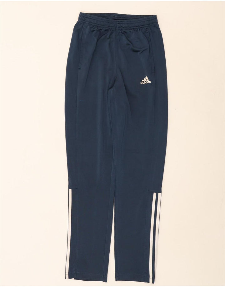 ADIDAS Træningsdragtsbukser til mænd UK 36/38 Small Navy Blue Polyester