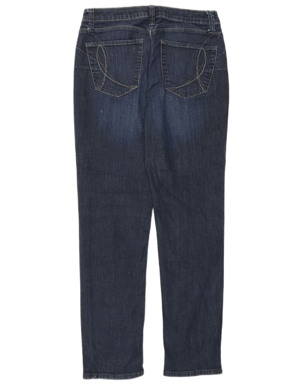 Lee Womens Riders Slim Jeans US 10 Large W32 L28 Marineblå Bomuld