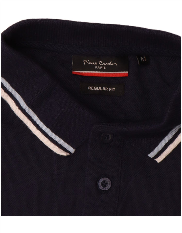 Pierre Cardin Herre langærmet Regular Fit Polo Shirt Medium Navy Blue