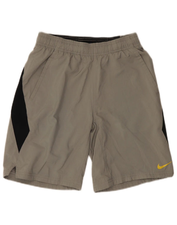 NIKE Sportsshorts til drenge 10-11 år Medium Grey Colourblock Sports