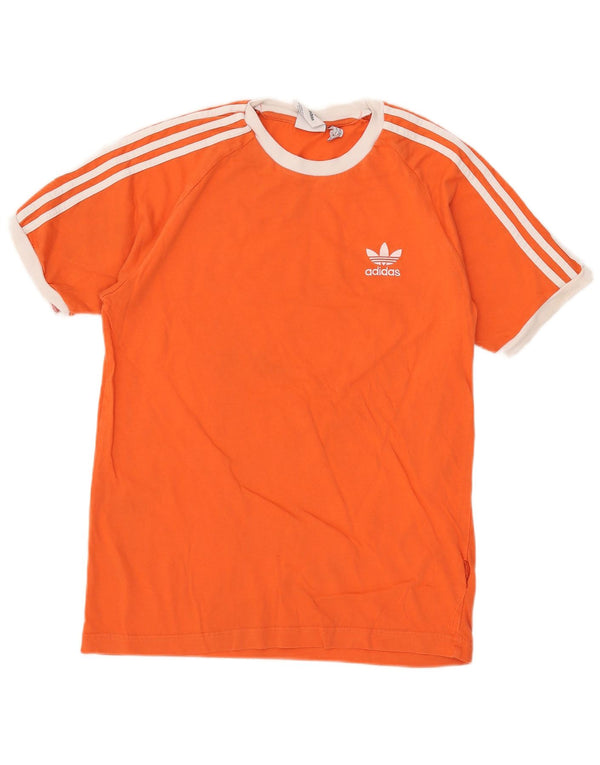 Adidas Herre T-Shirt Top Medium Orange