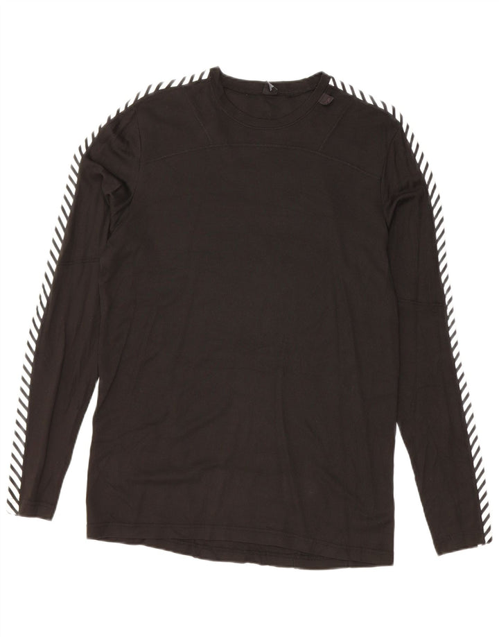 HELLY HANSEN Herre Top Langærmet Medium Sort Colourblock Polyethylene