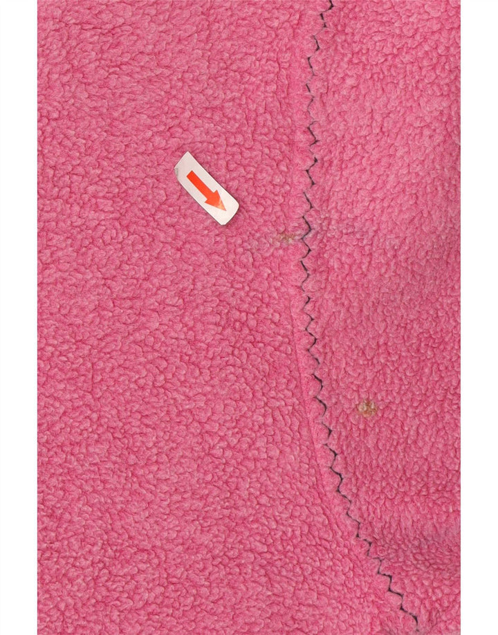 Brugi Herre grafisk lynlås hals Fleece Jumper Lille Pink Polyester